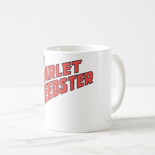 Das Scarlet Speedster-Logo Kaffeetasse (VorderseiteRechts)