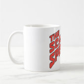 Das Scarlet Speedster-Logo Kaffeetasse (Links)