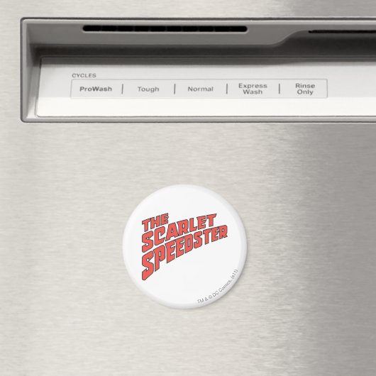 Das Scarlet Speedster-Logo Magnet (In Situ (Geschirrspüler))