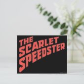 Das Scarlet Speedster-Logo Postkarte (Stehend Vorderseite)