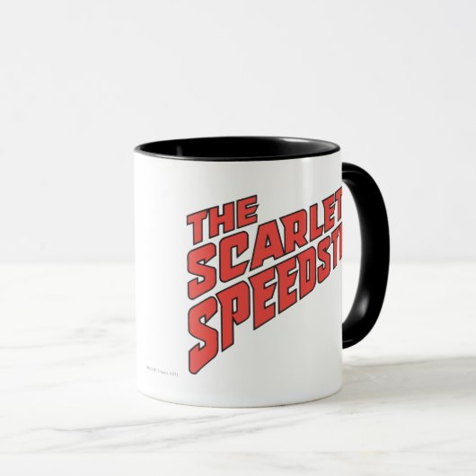 Das Scarlet Speedster-Logo Tasse (VorderseiteRechts)