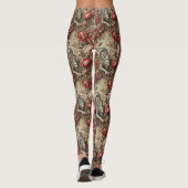 Das Scarlet Thicket - gotisch Viktorianisch Leggings (Rückseite)