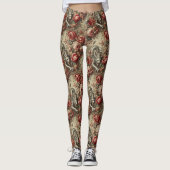 Das Scarlet Thicket - gotisch Viktorianisch Leggings (Vorderseite)