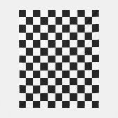 Das Schachbrett Flag Sport Design Fleecedecke (Vorderseite)