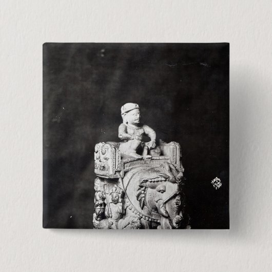 Das Schachbrett von Charlemagne Button (Vorderseite)