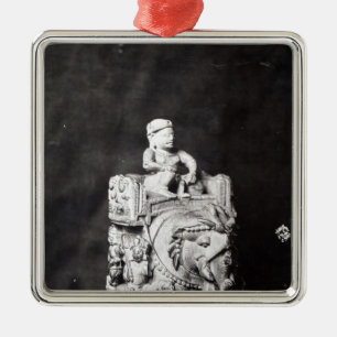 Das Schachbrett von Charlemagne Ornament Aus Metall