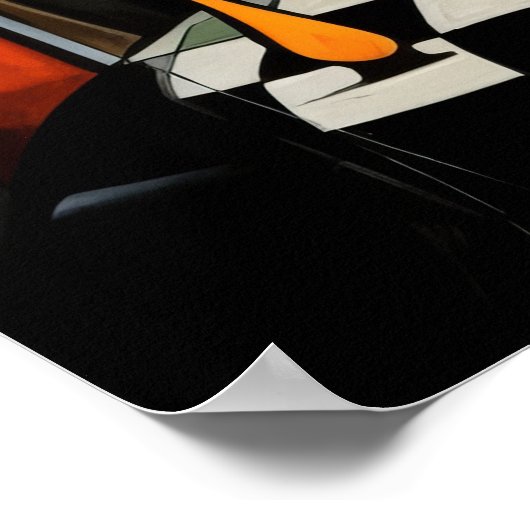 Das Schachspiel 3 Poster (Ecke)