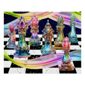 Das Schachspiel-Poster Poster (Vorderseite)