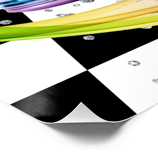 Das Schachspiel-Poster Poster (Ecke)