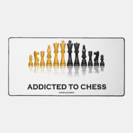 Das Schachspiel (Schach-Spaß-Sprichwort) Schach-Se Schreibtischunterlage