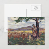 Das Schaf ausschalten Postkarte (Vorne/Hinten)