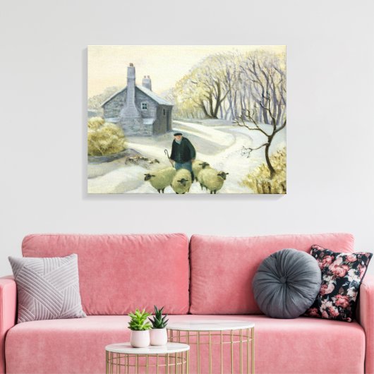 Das Schaf führen Leinwanddruck (Insitu (Wohnzimmer))