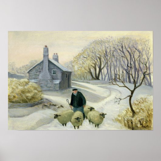 Das Schaf führen Poster (Vorne)