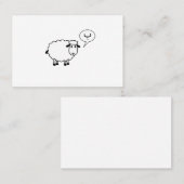 Das Schaf geht Ba Visitenkarte (Vorne/Hinten)