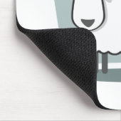 DAS Schaf zum Quadrat Mousepad (Ecke)