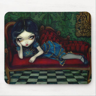 "Das Scharlachrot des Sofa-" Mousepad