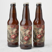 Das Scharlachrote Dickicht – Gotisches Mythisches Bierflaschenetikett (Flaschen)