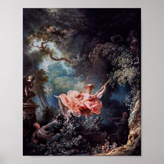 Das Schaubild von Jean-Honoré Fragonard Poster (Vorne)