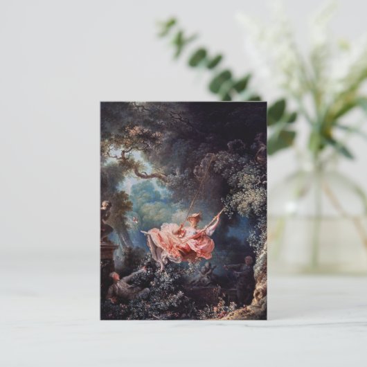 Das Schaubild von Jean-Honoré Fragonard Postkarte (Stehend Vorderseite)