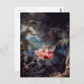 Das Schaubild von Jean-Honoré Fragonard Postkarte (Vorne/Hinten)