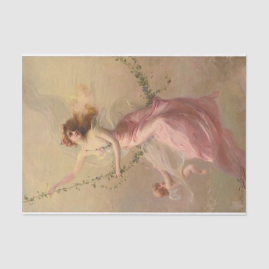 Das Schauen von Edouard Bissson Seidenpapier (Vorderseite)