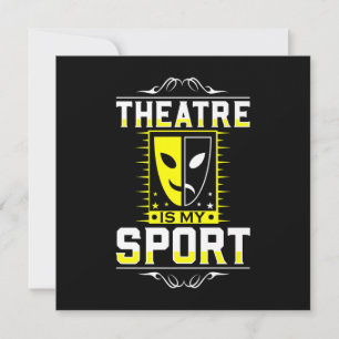 Das Schauspiel ist meine Schauspielerin und Sänger Dankeskarte