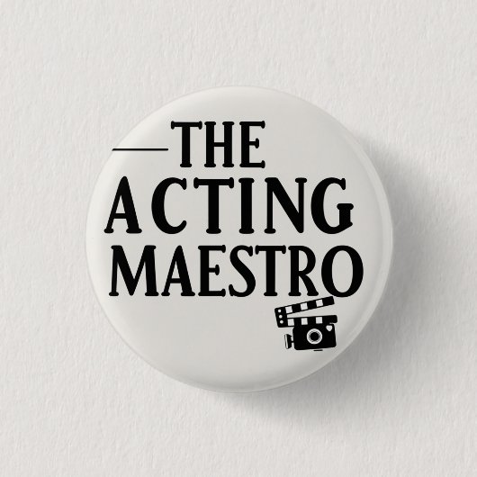 Das Schauspiel Maestro Button (Vorderseite)