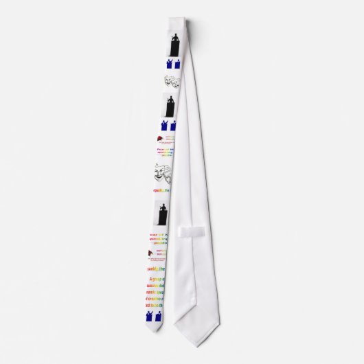 das Schauspiel, sprechend, Debatte, Krawatte (Rückseite)