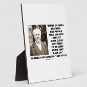 Das Scheitern des Lebens erkannte nicht, wie Nah d Fotoplatte (Seite)