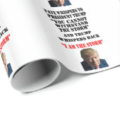 DAS SCHEITERN VON FRAUEN AN PRÄSIDENT TRUMP GESCHENKPAPIER (Rolleneckpunkt)