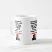 DAS SCHEITERN VON FRAUEN AN PRÄSIDENT TRUMP KAFFEETASSE (Vorderseite Links)