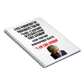 DAS SCHEITERN VON FRAUEN AN PRÄSIDENT TRUMP NOTIZBLOCK (Rechte Seite)