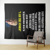 DAS SCHEITERN VON WHISPERS AN PRÄSIDENT TRUMP WANDTEPPICH (Beispiel (Horizontal))