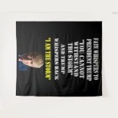 DAS SCHEITERN VON WHISPERS AN PRÄSIDENT TRUMP WANDTEPPICH (Vorderseite (Horizontal))