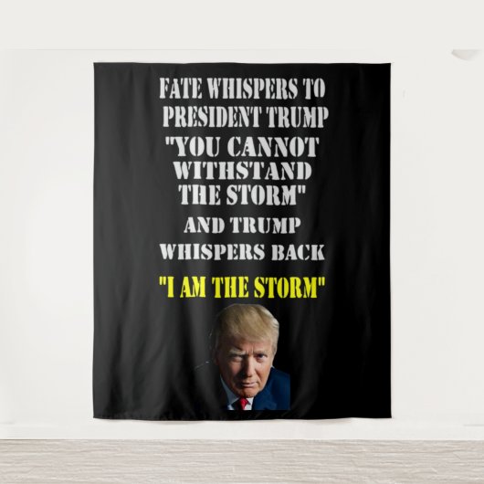 DAS SCHEITERN VON WHISPERS AN PRÄSIDENT TRUMP WANDTEPPICH (Vorderseite)