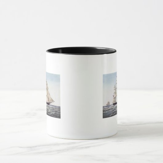Das Scherer-Schiff "Fliegen-Wolke " Tasse (Zentrum)