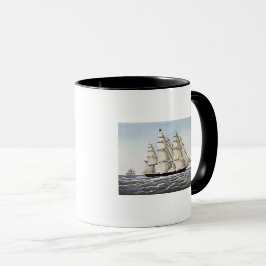 Das Scherer-Schiff "Fliegen-Wolke " Tasse (VorderseiteRechts)