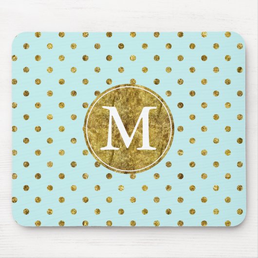 Das schicke bezaubernde Gold und das Blau Mousepad (Vorne)