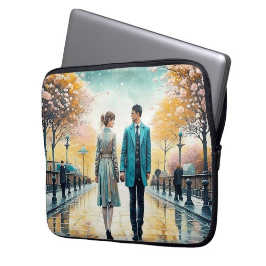 Das Schicksal brachte uns zusammen Laptopschutzhülle (Vorderseite Links)