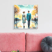 Das Schicksal brachte uns zusammen Leinwanddruck (Insitu (Wohnzimmer))