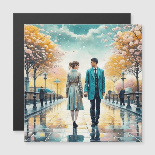 Das Schicksal brachte uns zusammen Magnetkarte (Vorne/Hinten)