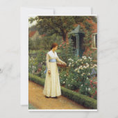 Das Schicksal der Rose Ölgemälde Einladung (Vorderseite)