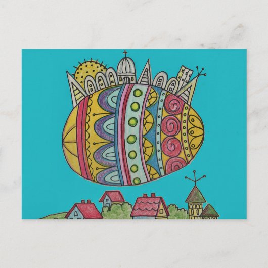 Das Schicksal der ukrainischen Volkskunst Postkarte (Vorderseite)