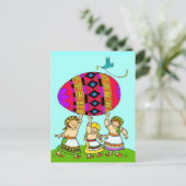 Das Schicksal der ukrainischen Volkskunst Postkarte (Stehend Vorderseite)