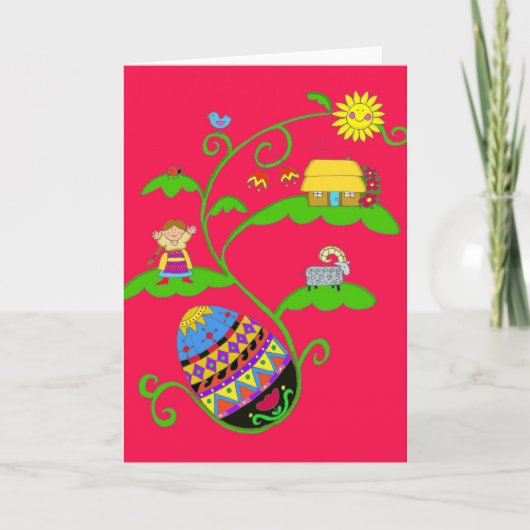 Das Schicksal der Welt Feiertagskarte (Vorderseite)