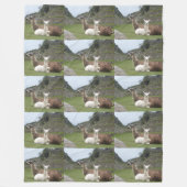 Das Schicksal des benutzerdefinierten Llama-Tieres Fleecedecke (Vorderseite)