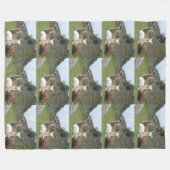 Das Schicksal des benutzerdefinierten Llama-Tieres Fleecedecke (Vorderseite (Horizontal))