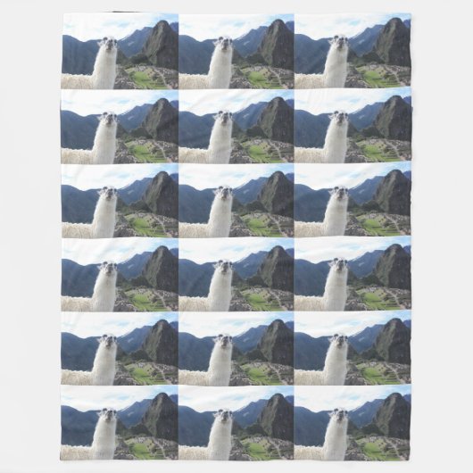 Das Schicksal des benutzerdefinierten Llama-Tieres Fleecedecke (Vorderseite)