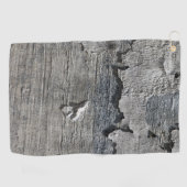 Das Schicksal des hölzernen grauen Golf spielenden Golfhandtuch (Horizontal)