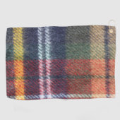 Das Schicksal des karierten Golfing Fall Pattern Golfhandtuch (Horizontal)